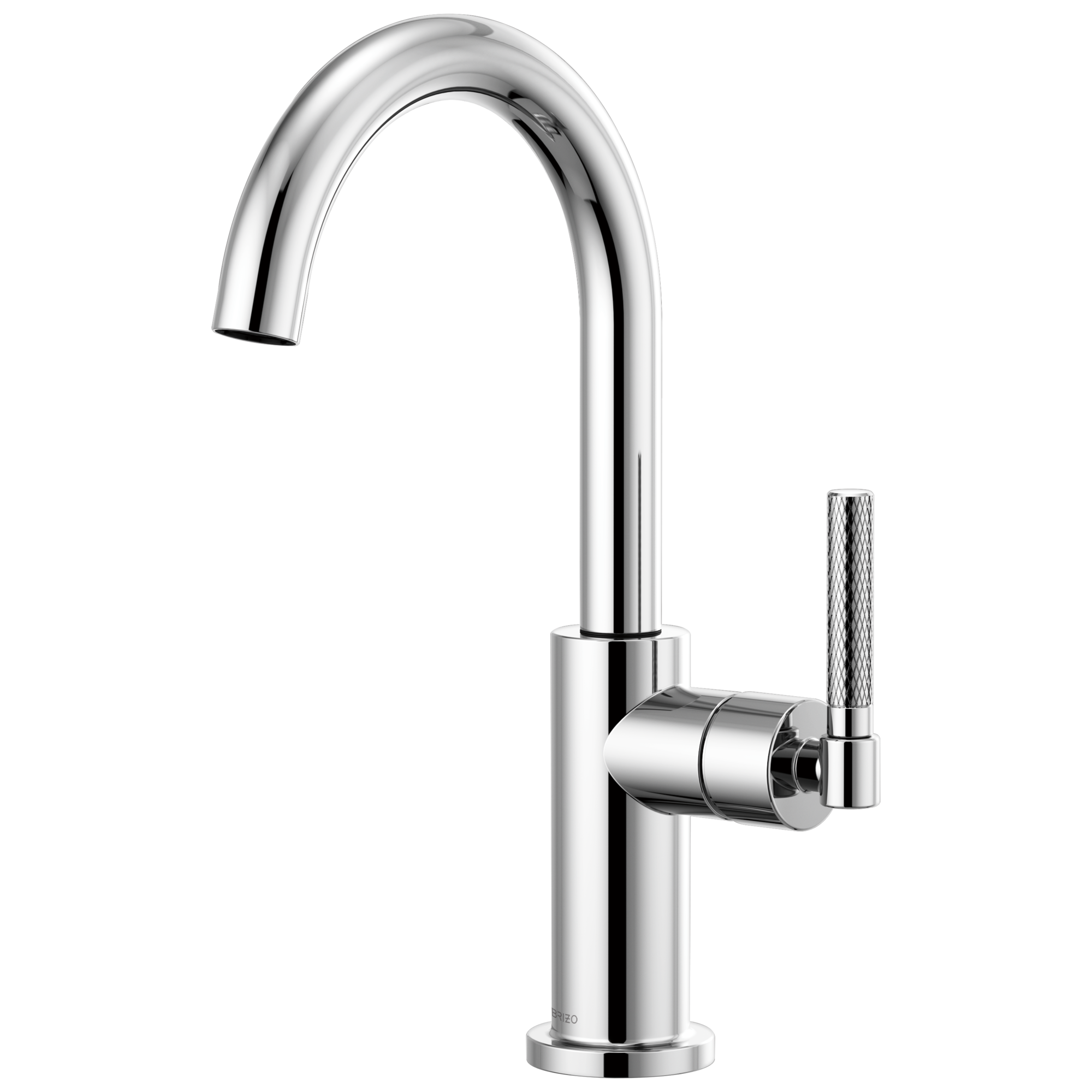Brizo Litze: Bar Faucet with Arc Spout and Knurled Handle