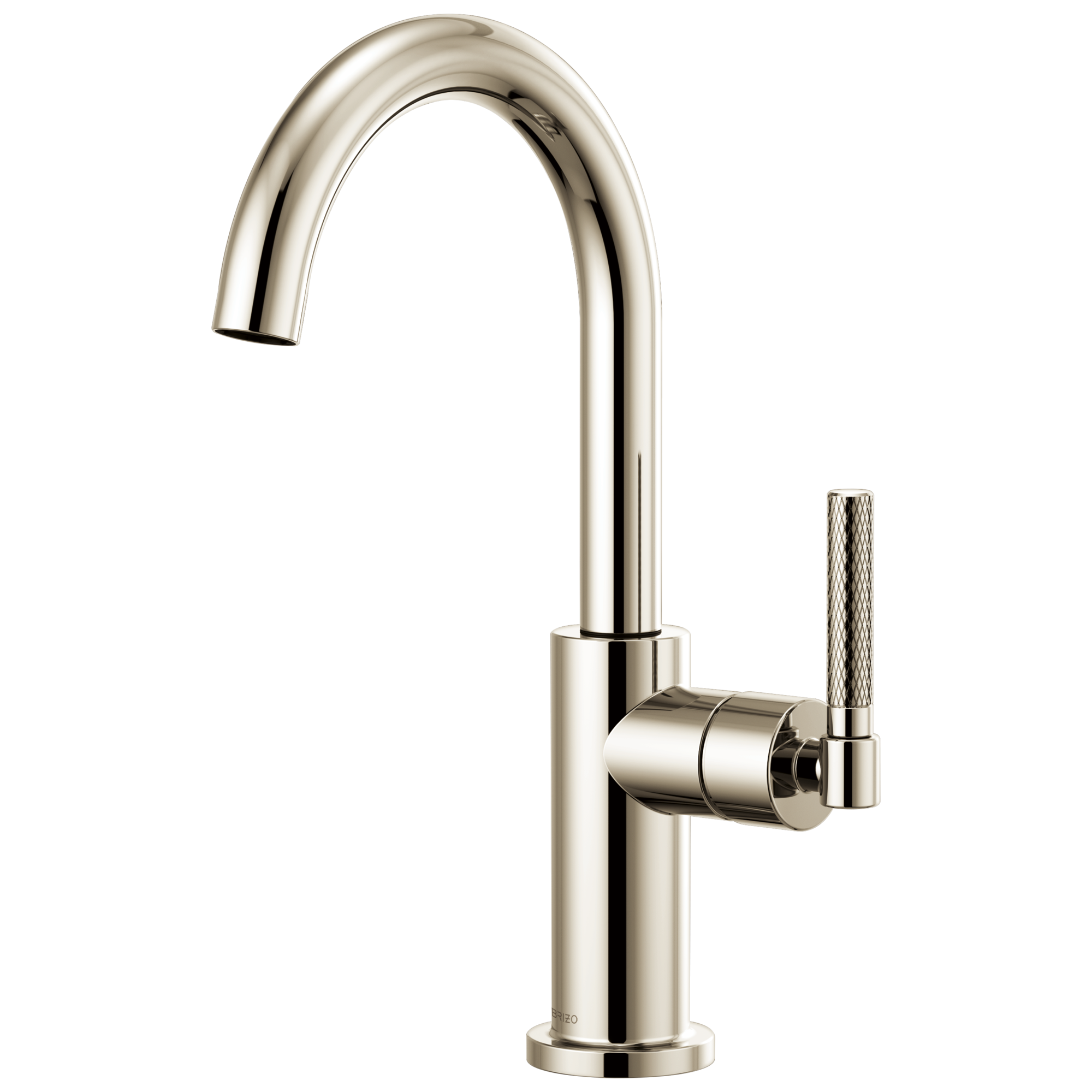 Brizo Litze: Bar Faucet with Arc Spout and Knurled Handle