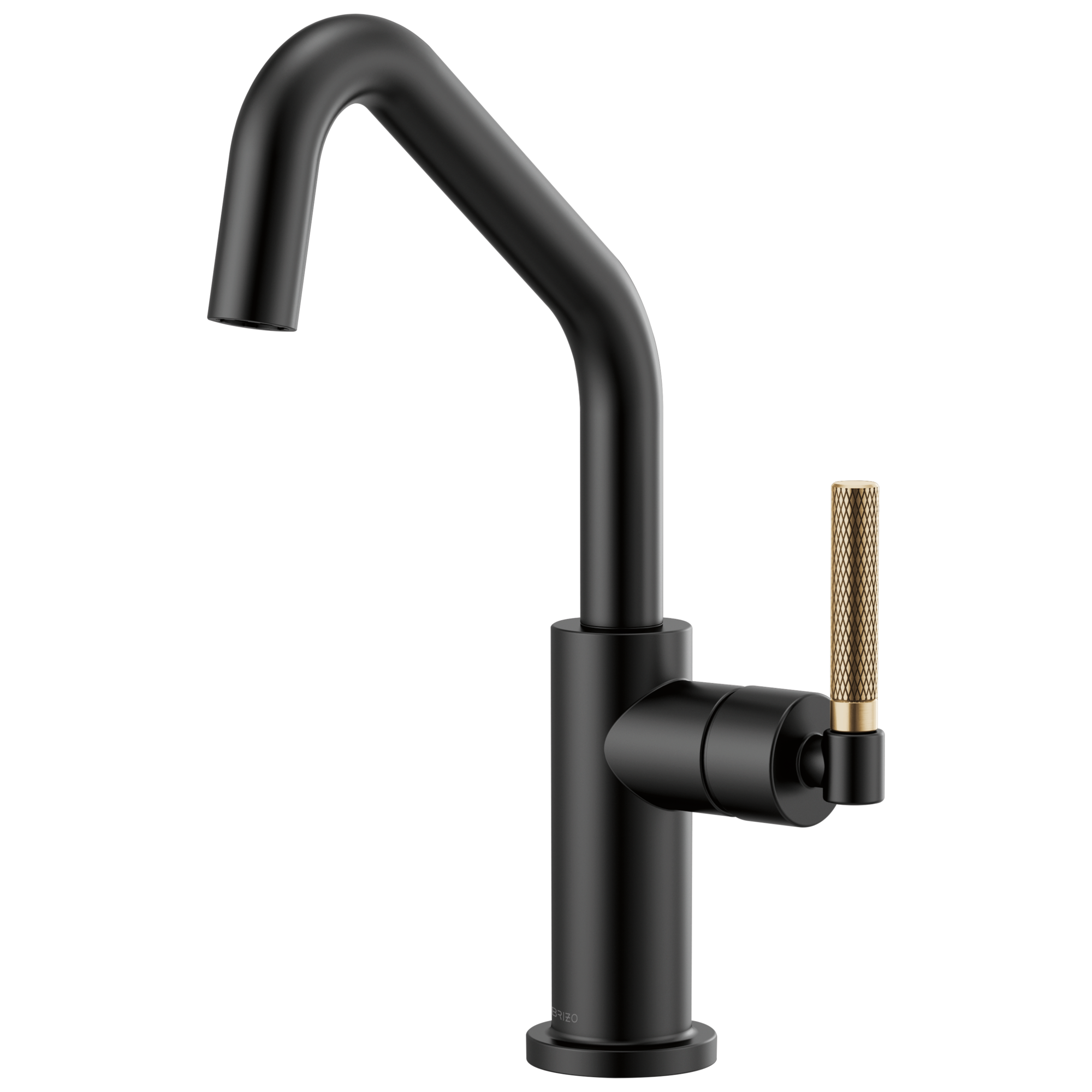 Brizo Litze: Bar Faucet with Angled Spout and Knurled Handle