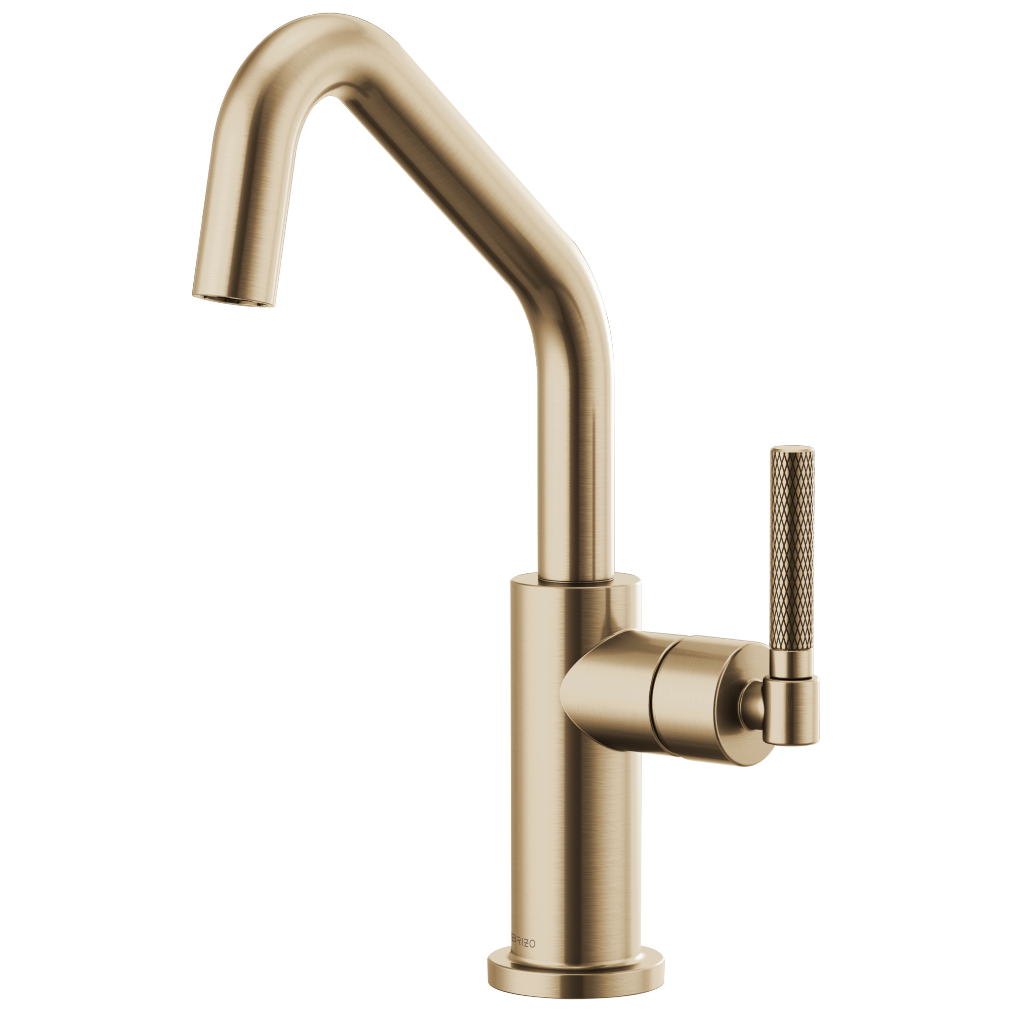 Brizo Litze: Bar Faucet with Angled Spout and Knurled Handle