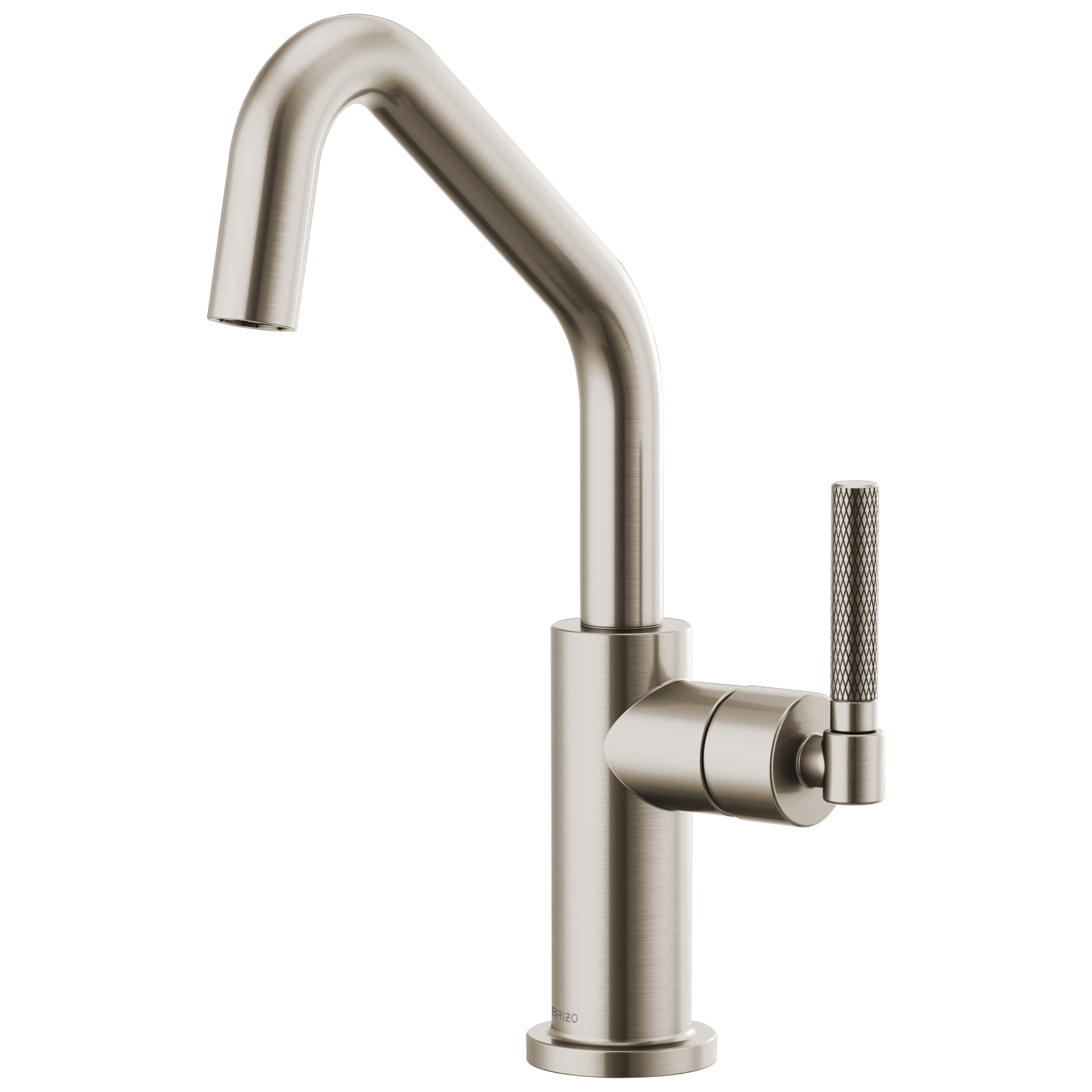 Brizo Litze: Bar Faucet with Angled Spout and Knurled Handle