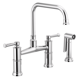 Brizo Artesso: Bridge Faucet with Side Sprayer