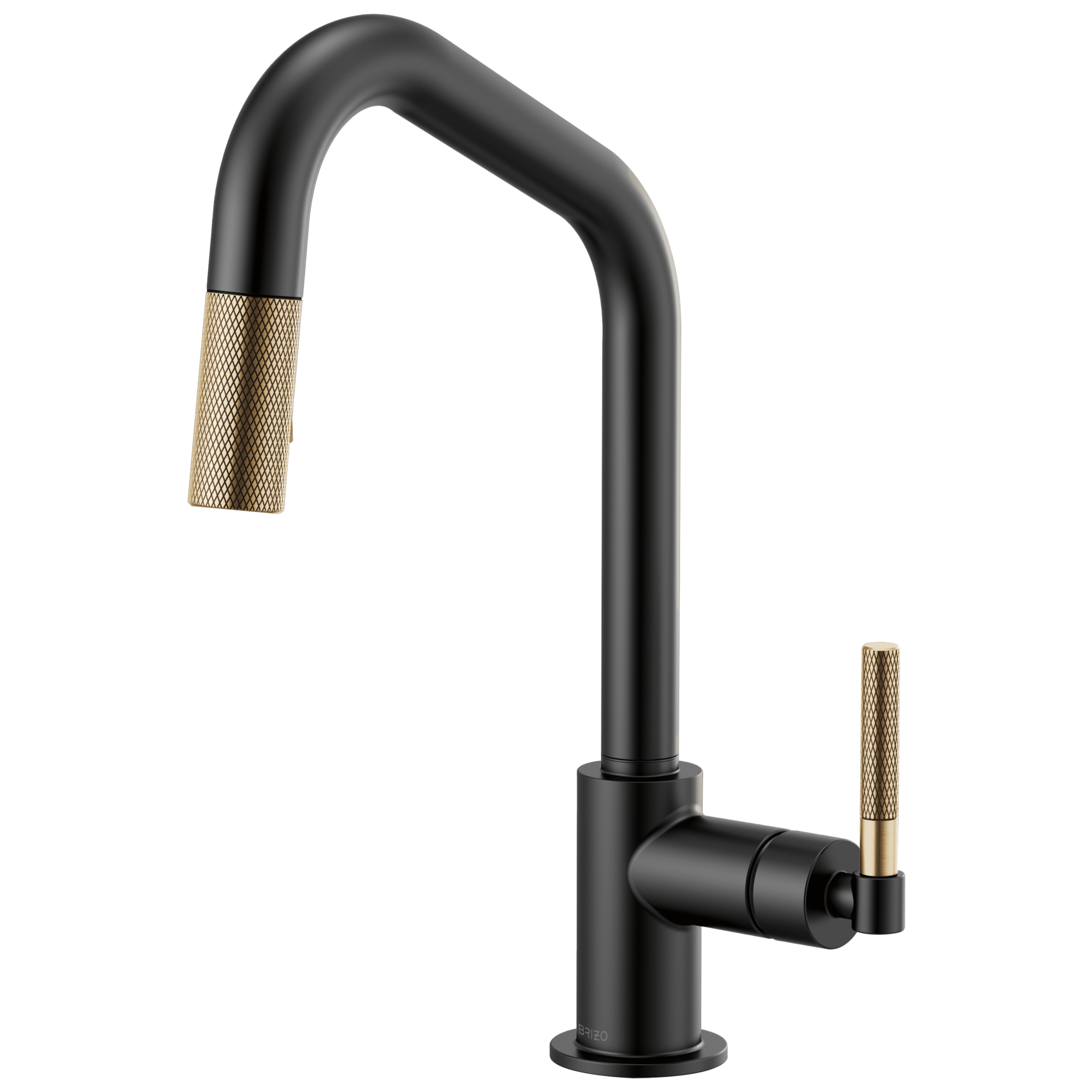 Brizo Litze: Pull-Down Faucet with Angled Spout and Knurled Handle