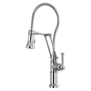 Brizo Artesso: Articulating Faucet With Finished Hose