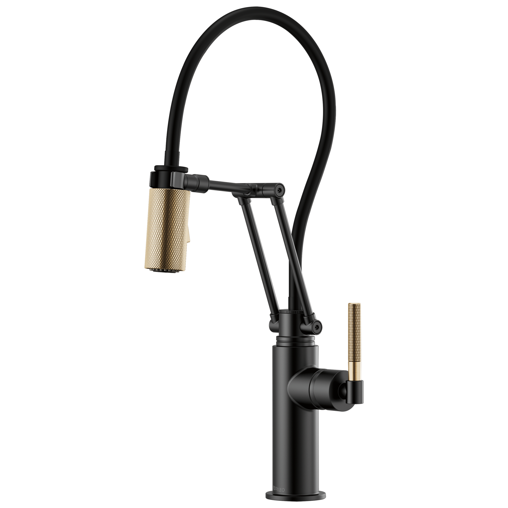 Brizo Litze: Articulating Faucet with Knurled Handle