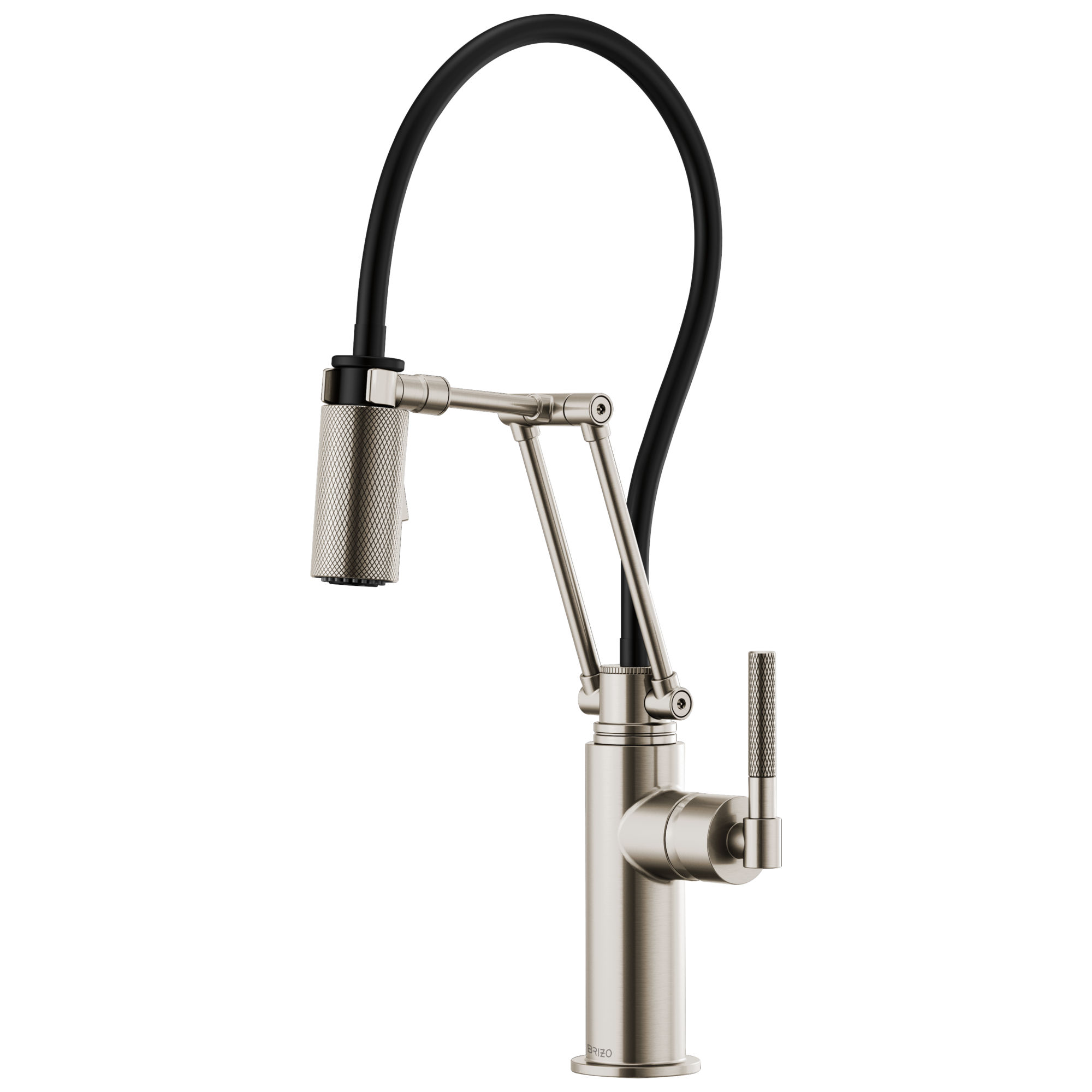 Brizo Litze: Articulating Faucet with Knurled Handle