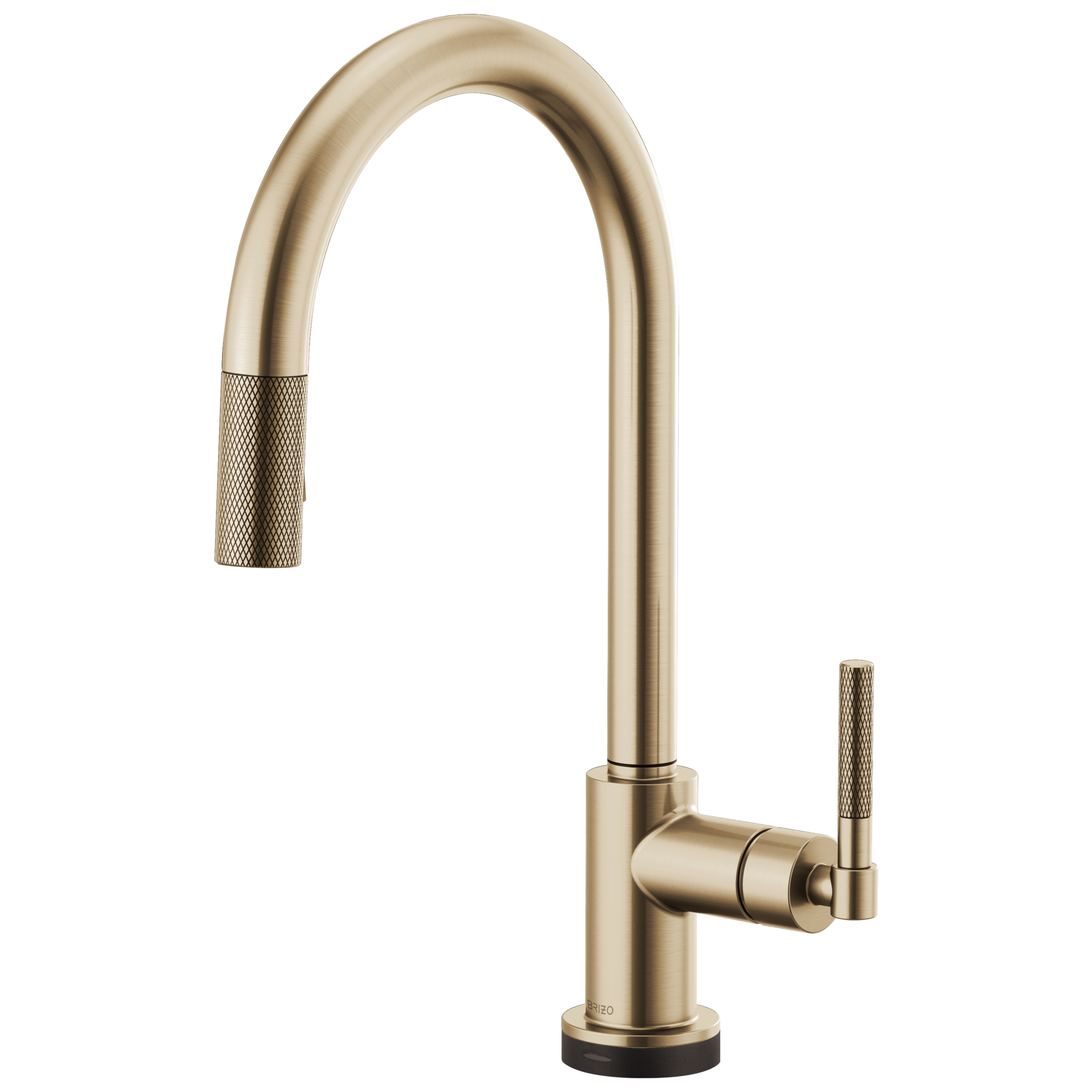 Brizo Litze: SmartTouch Pull-Down Faucet with Arc Spout and Knurled Handle