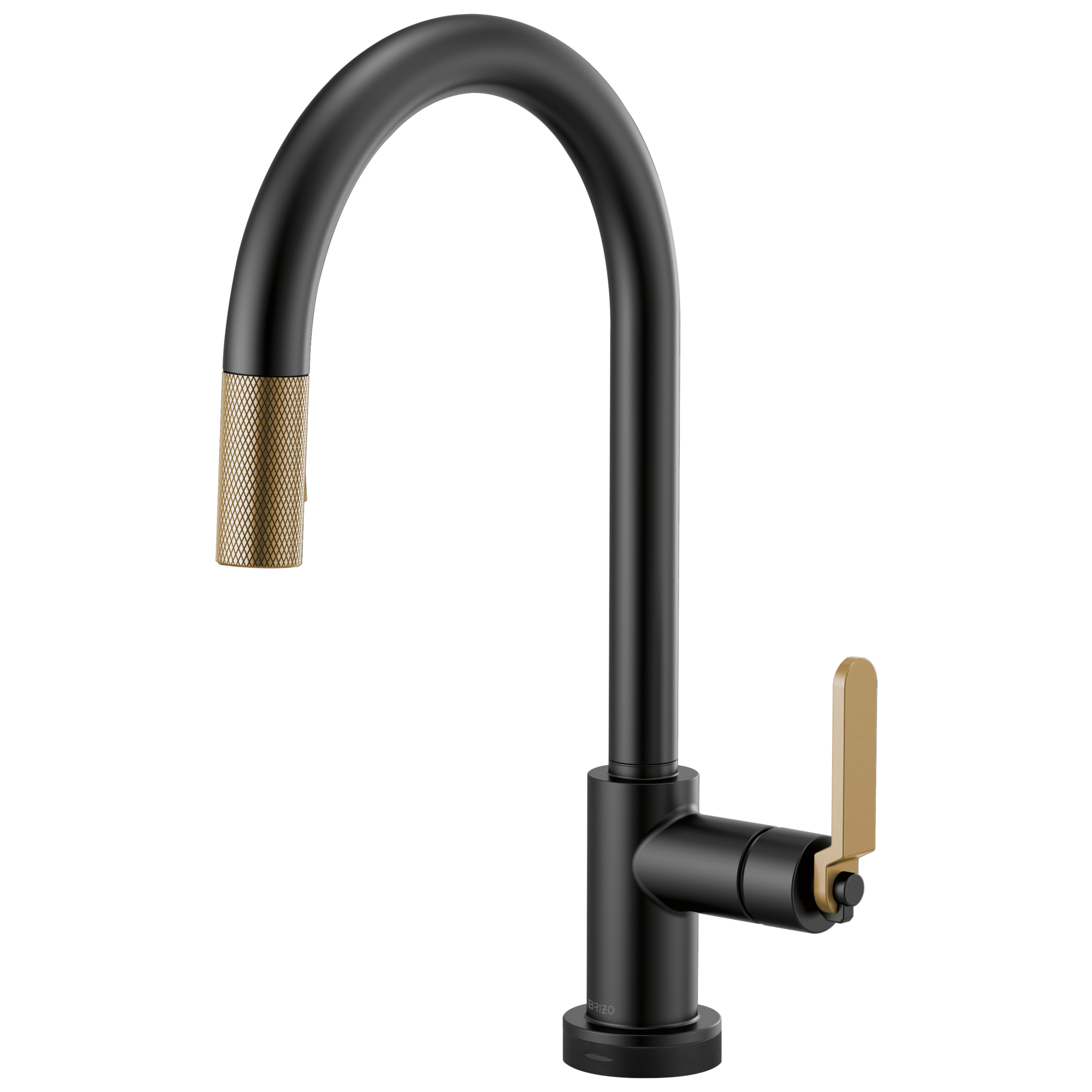 Brizo Litze: SmartTouch Pull-Down Faucet with Arc Spout and Industrial Handle