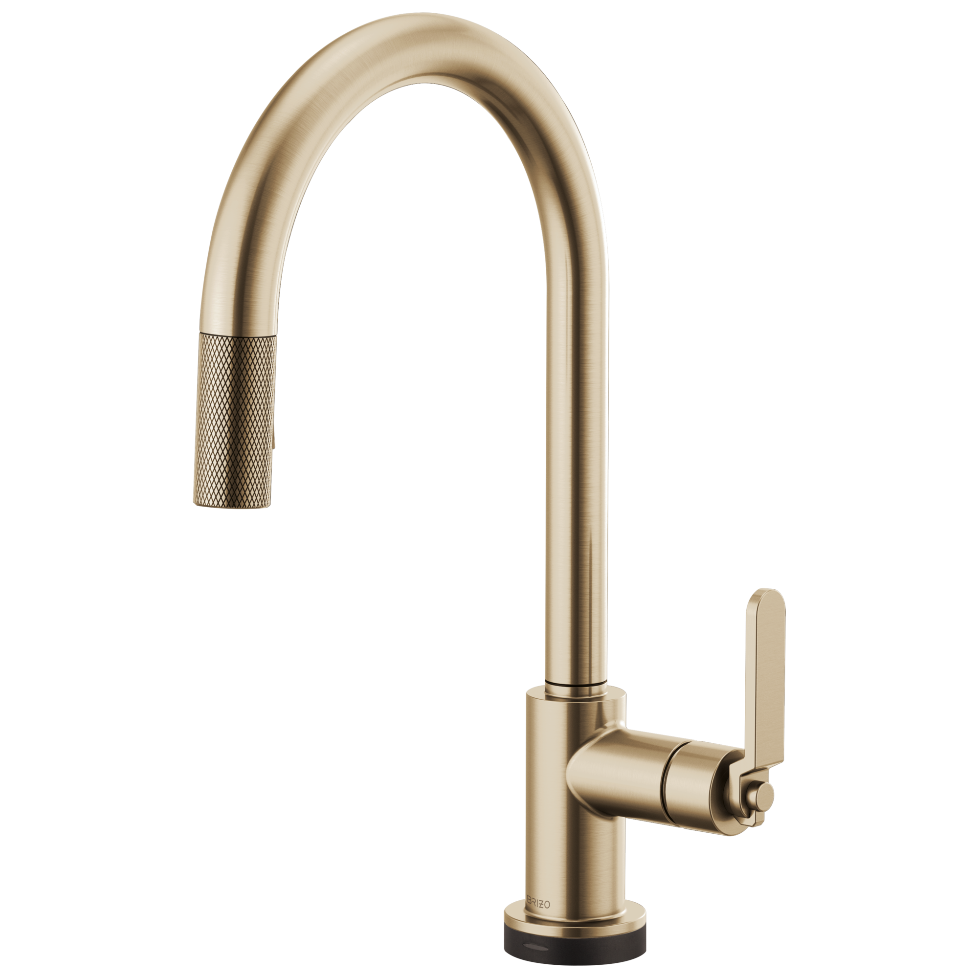 Brizo Litze: SmartTouch Pull-Down Faucet with Arc Spout and Industrial Handle