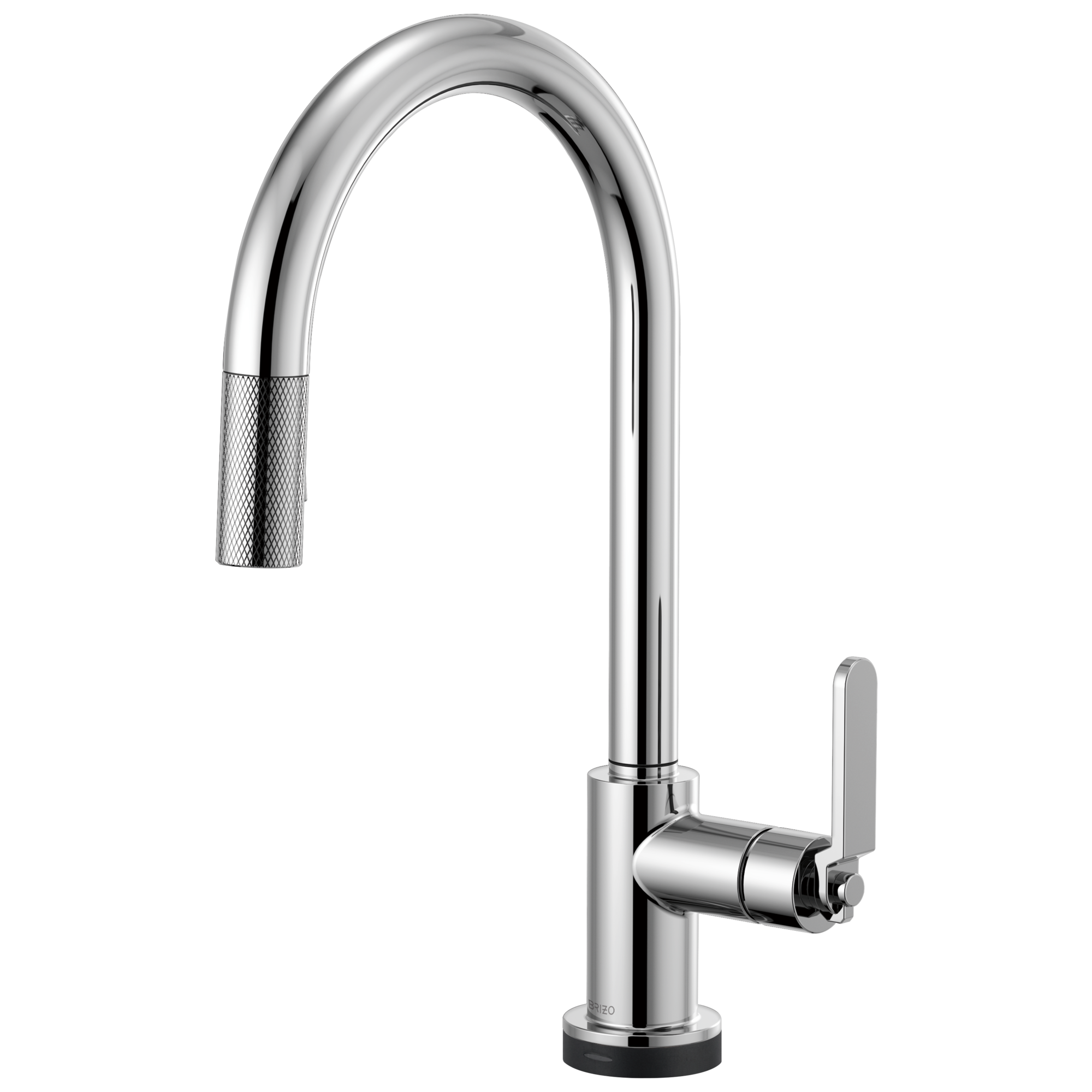 Brizo Litze: SmartTouch Pull-Down Faucet with Arc Spout and Industrial Handle