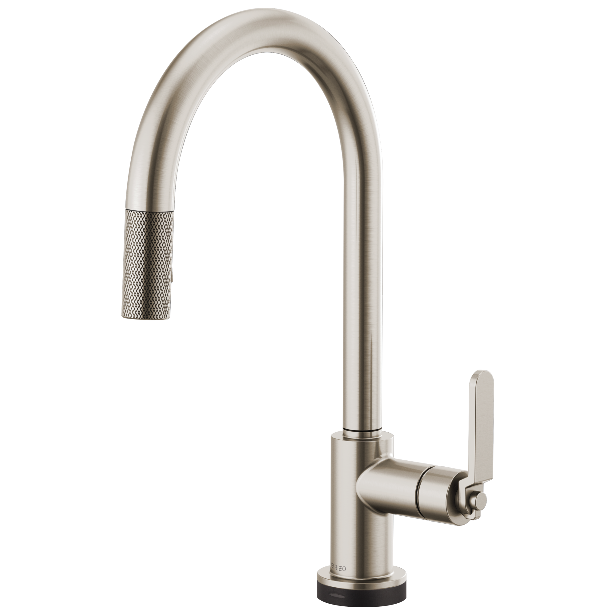 Brizo Litze: SmartTouch Pull-Down Faucet with Arc Spout and Industrial Handle