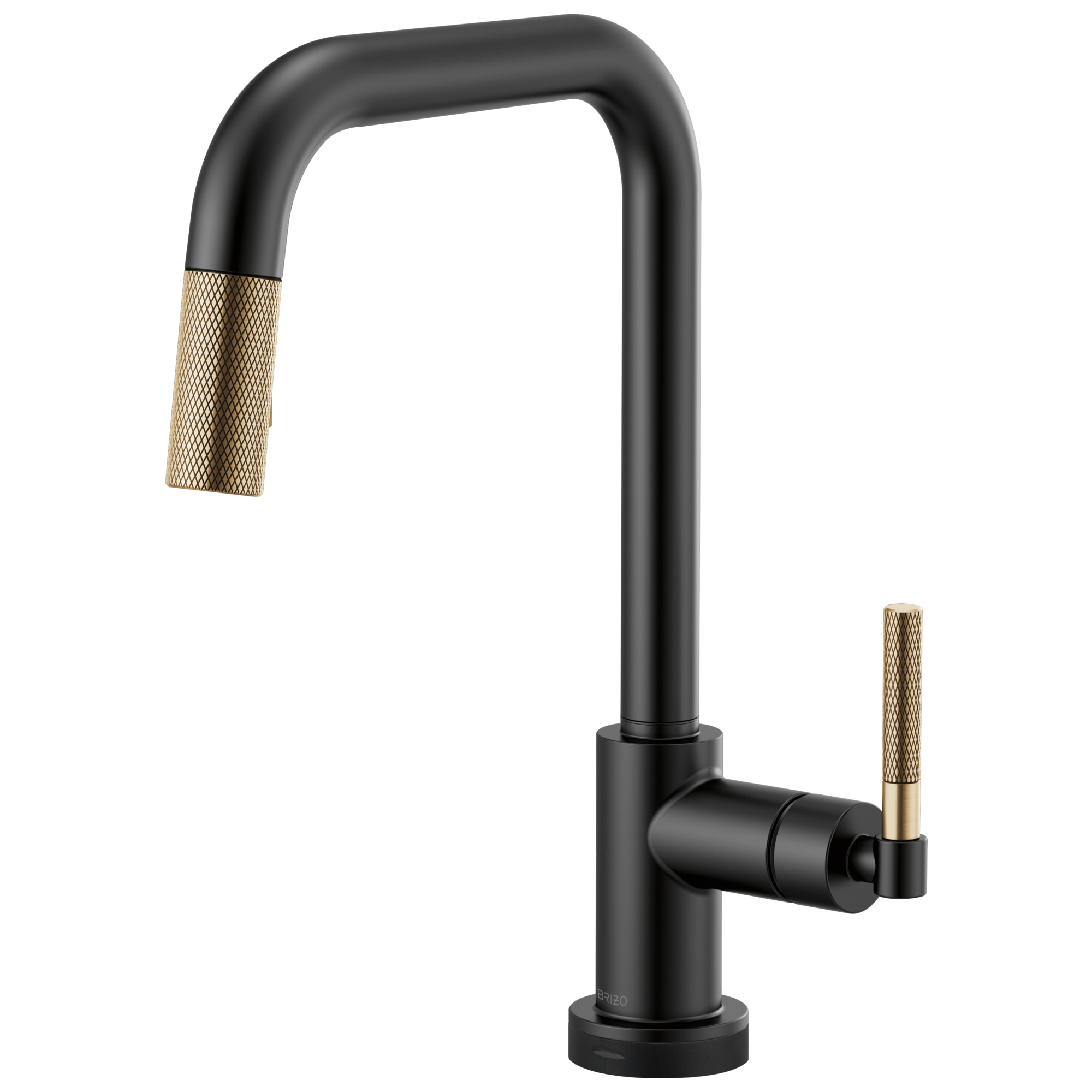 Brizo Litze: SmartTouch Pull-Down Faucet with Square Spout and Knurled Handle