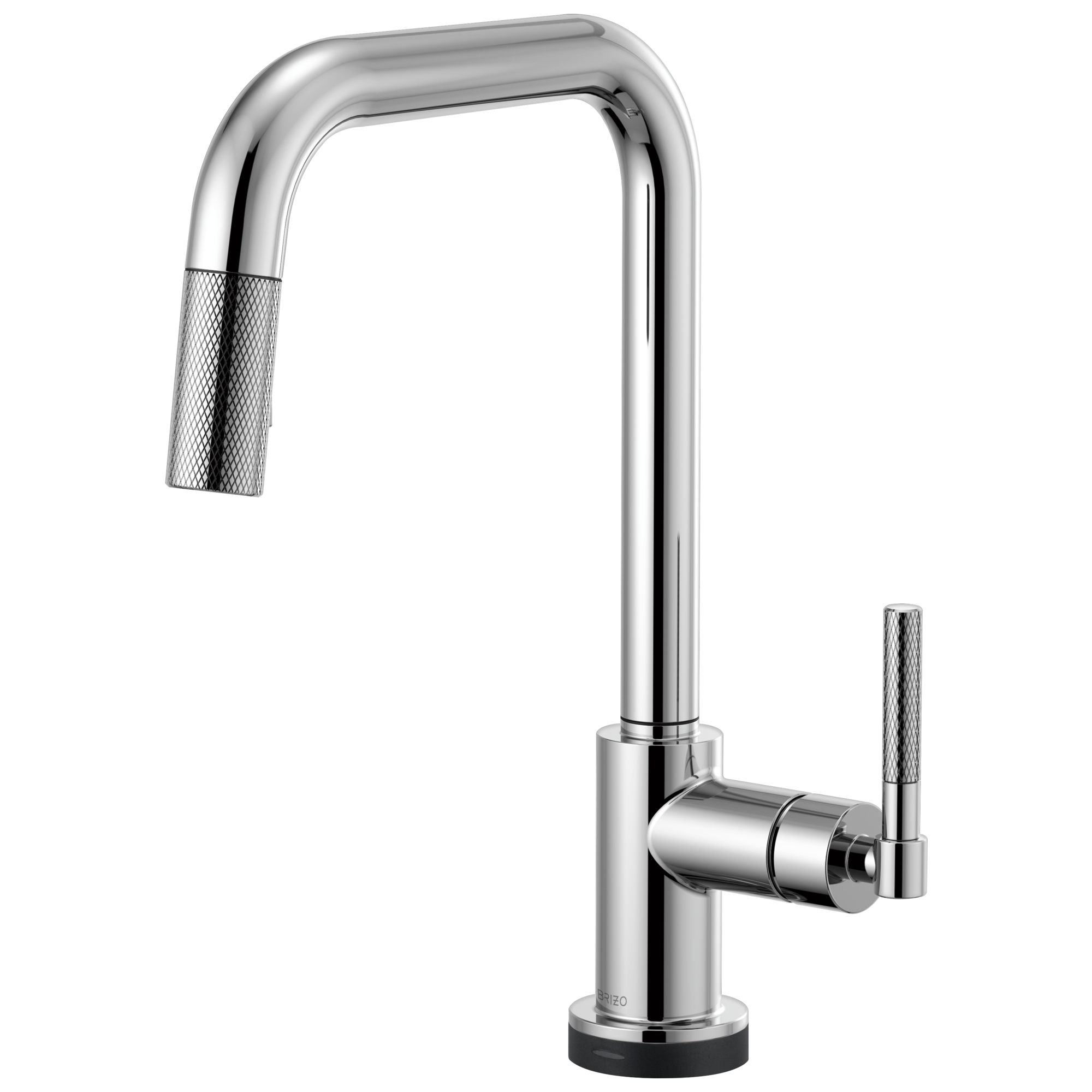Brizo Litze: SmartTouch Pull-Down Faucet with Square Spout and Knurled Handle