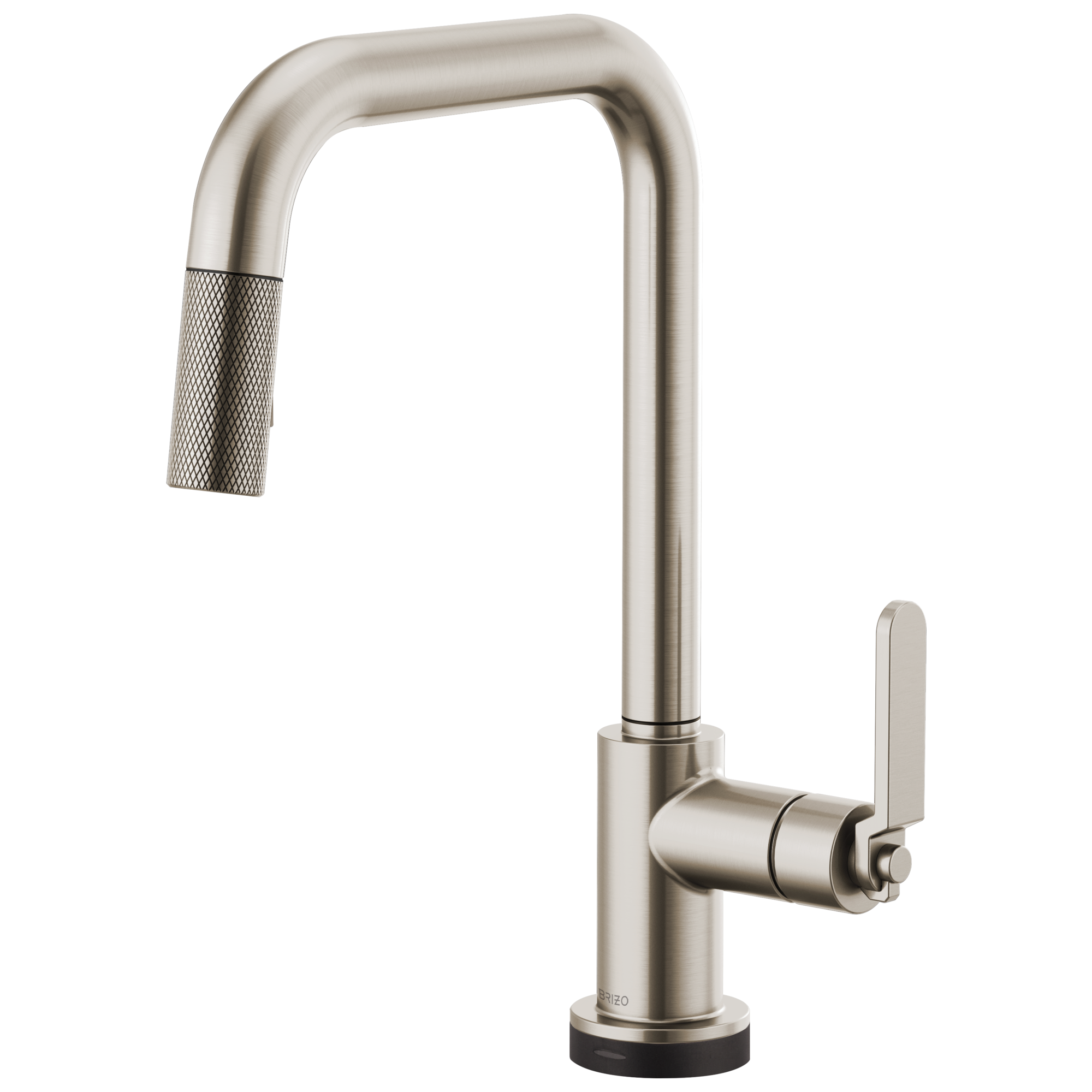 Brizo Litze: SmartTouch Pull-Down Faucet with Square Spout and Industrial Handle