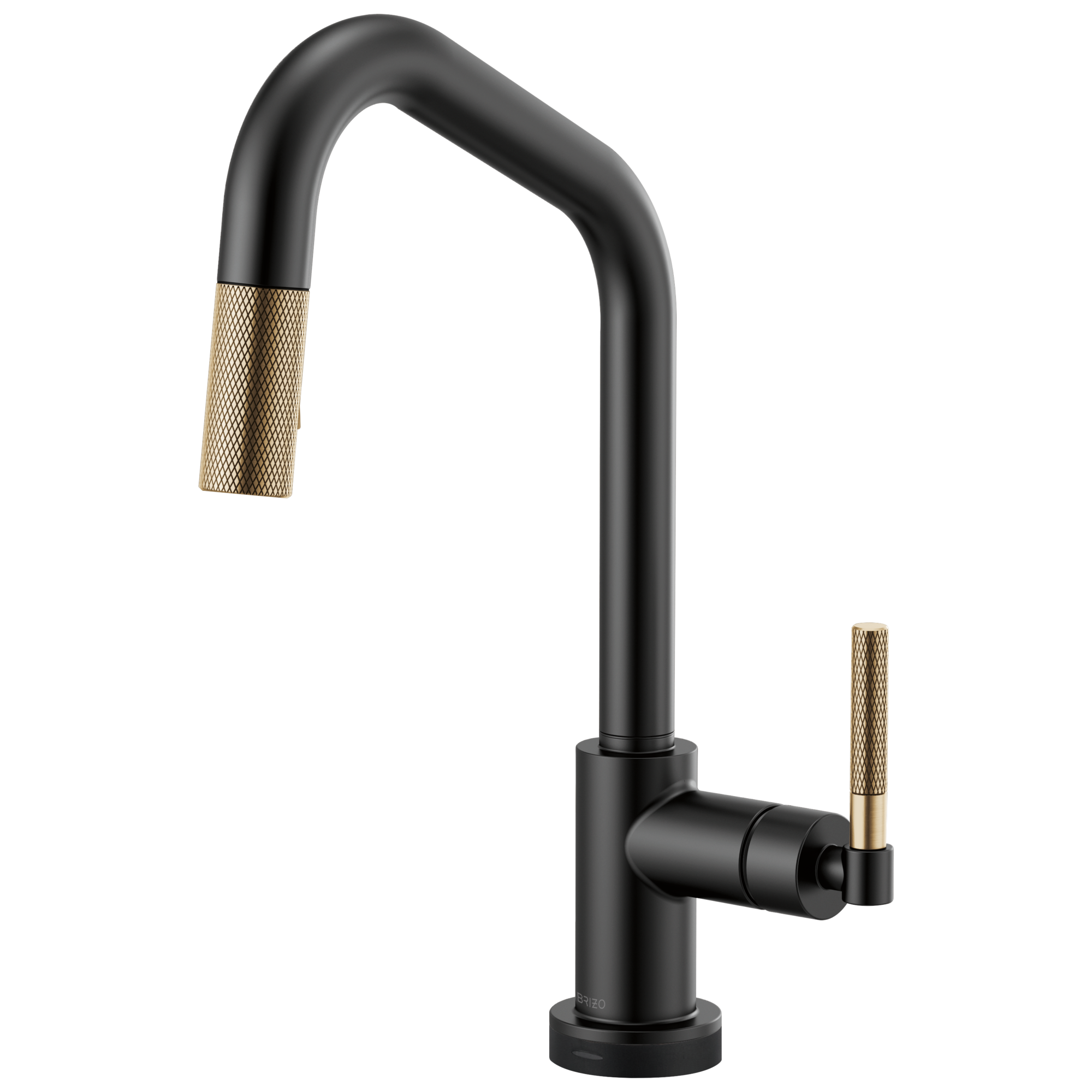 Brizo Litze: SmartTouch Pull-Down Faucet with Angled Spout and Knurled Handle