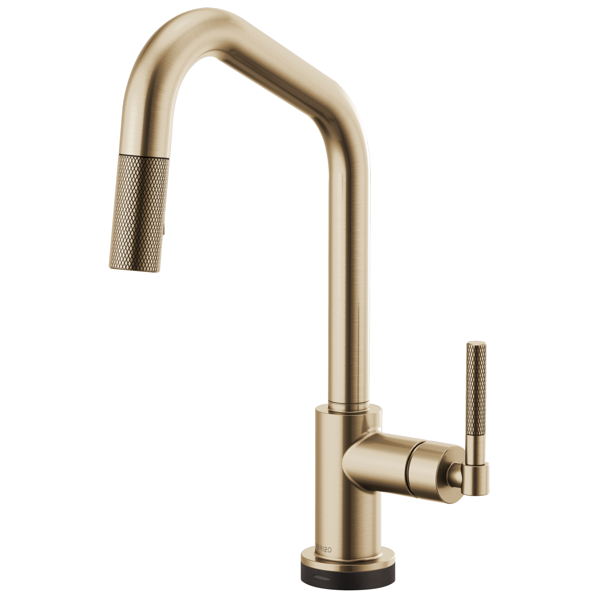 Brizo Litze: SmartTouch Pull-Down Faucet with Angled Spout and Knurled Handle