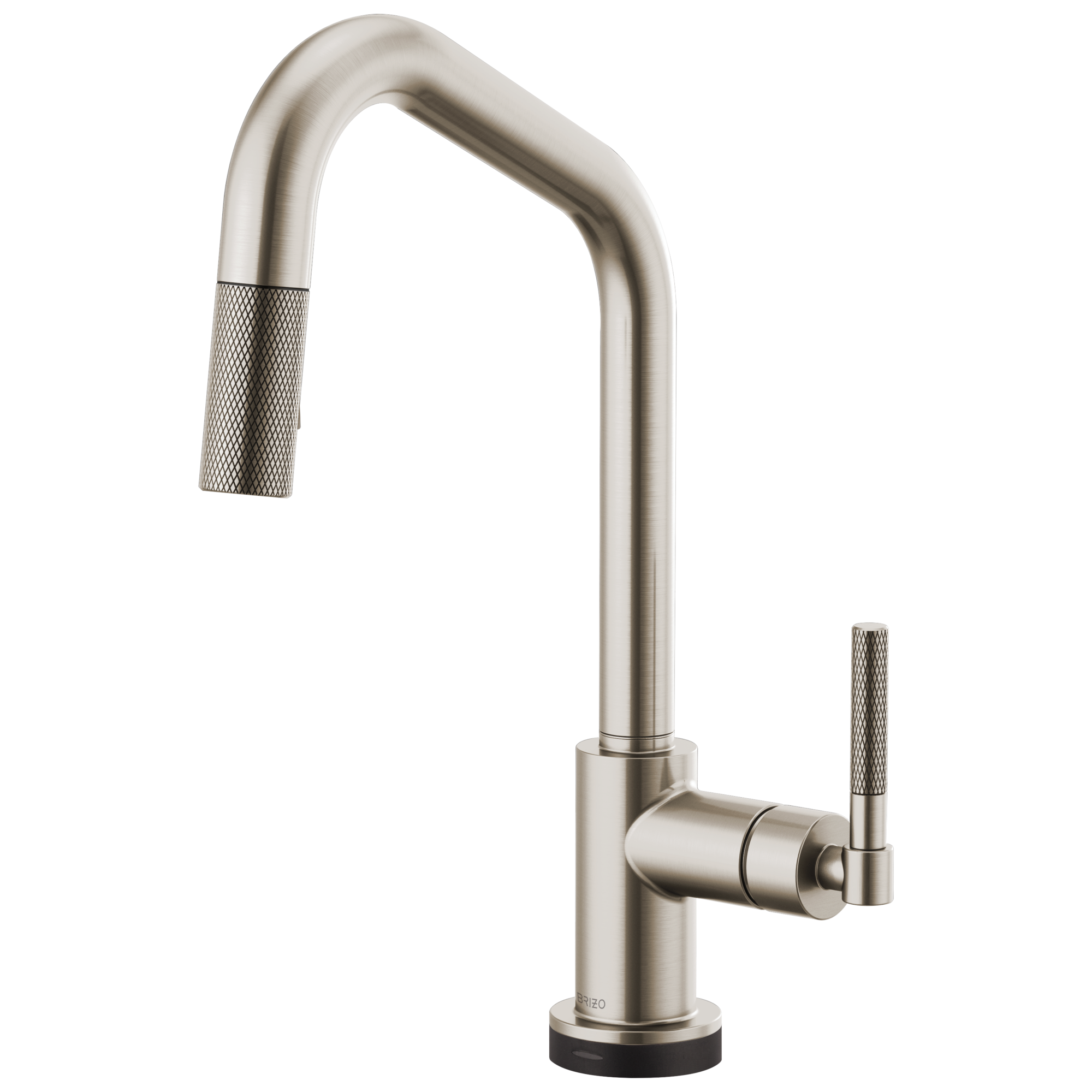 Brizo Litze: SmartTouch Pull-Down Faucet with Angled Spout and Knurled Handle