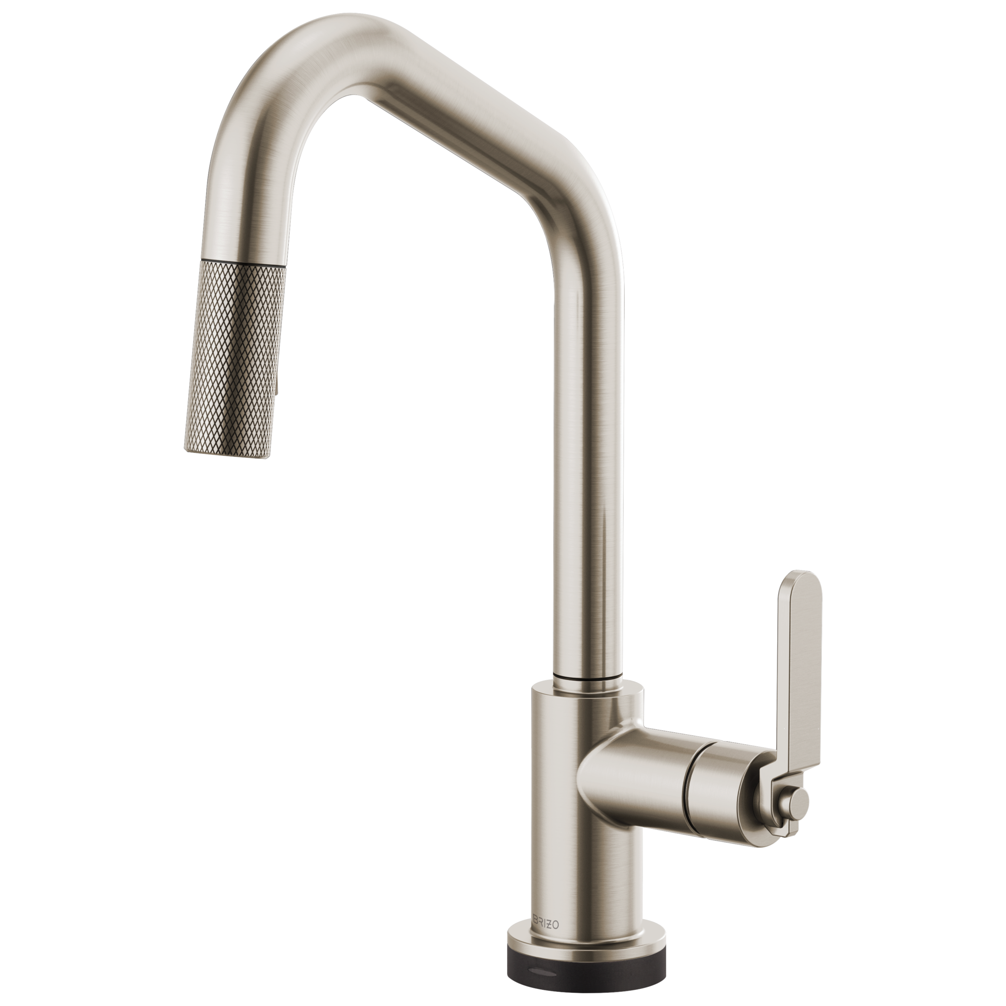 Brizo Litze: SmartTouch Pull-Down Faucet with Angled Spout and Industrial Handle
