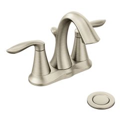 Moen 6410 Eva Two Handle High Arc Bathroom Faucet