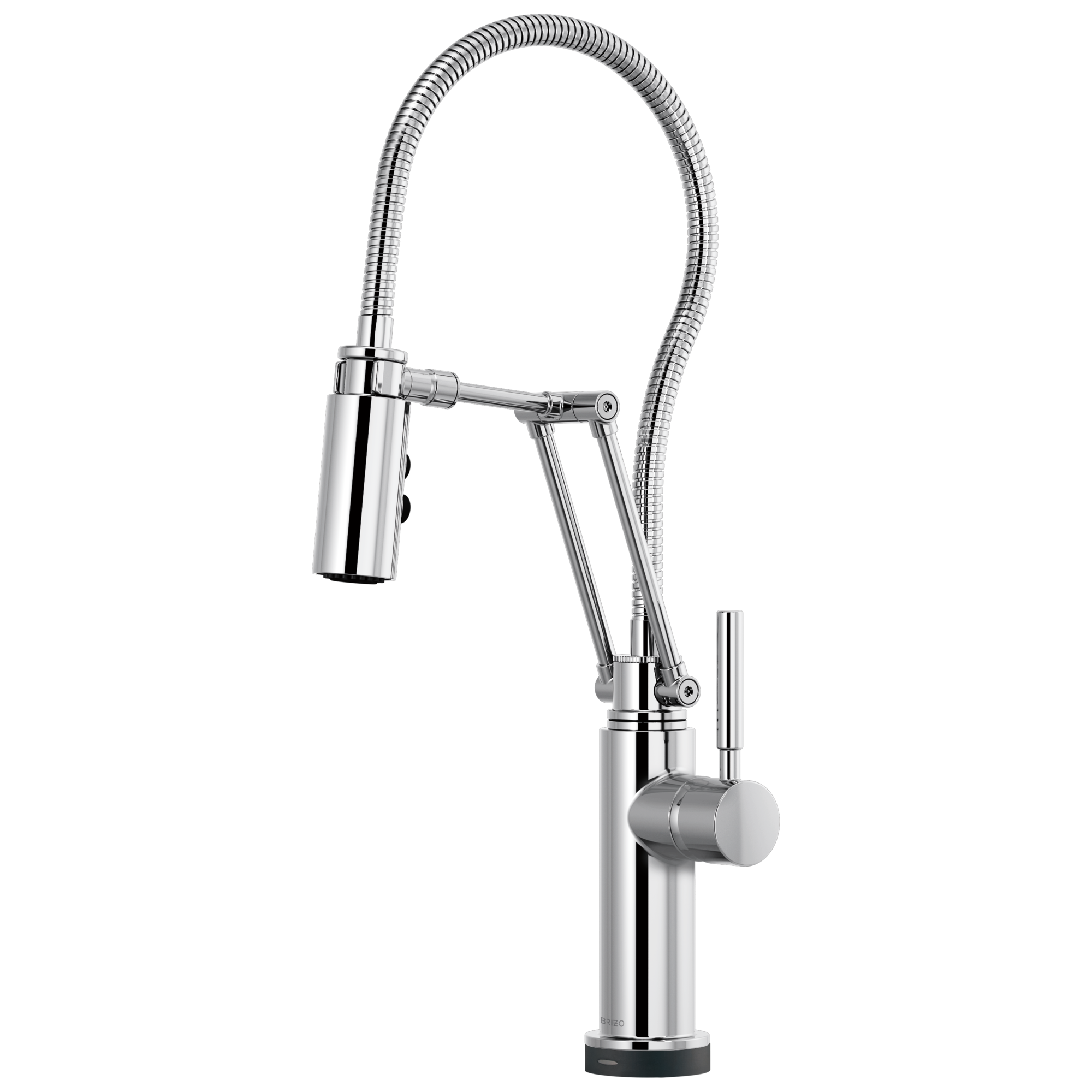 Brizo Solna: SmartTouch Articulating Faucet With Finished Hose