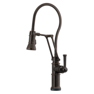 Brizo Artesso: SmartTouchArticulating Faucet With Finished Hose