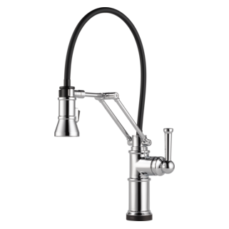 Brizo Artesso: Single Handle Articulating Kitchen Faucet with SmartTouch Technology