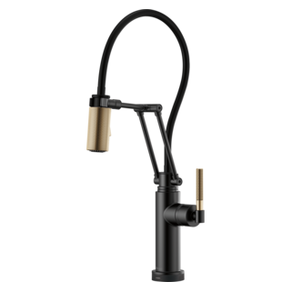 Brizo Litze: SmartTouch Articulating Faucet with Knurled Handle