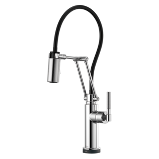 Brizo Litze: SmartTouch Articulating Faucet with Knurled Handle