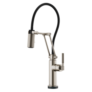 Brizo Litze: SmartTouch Articulating Faucet with Knurled Handle