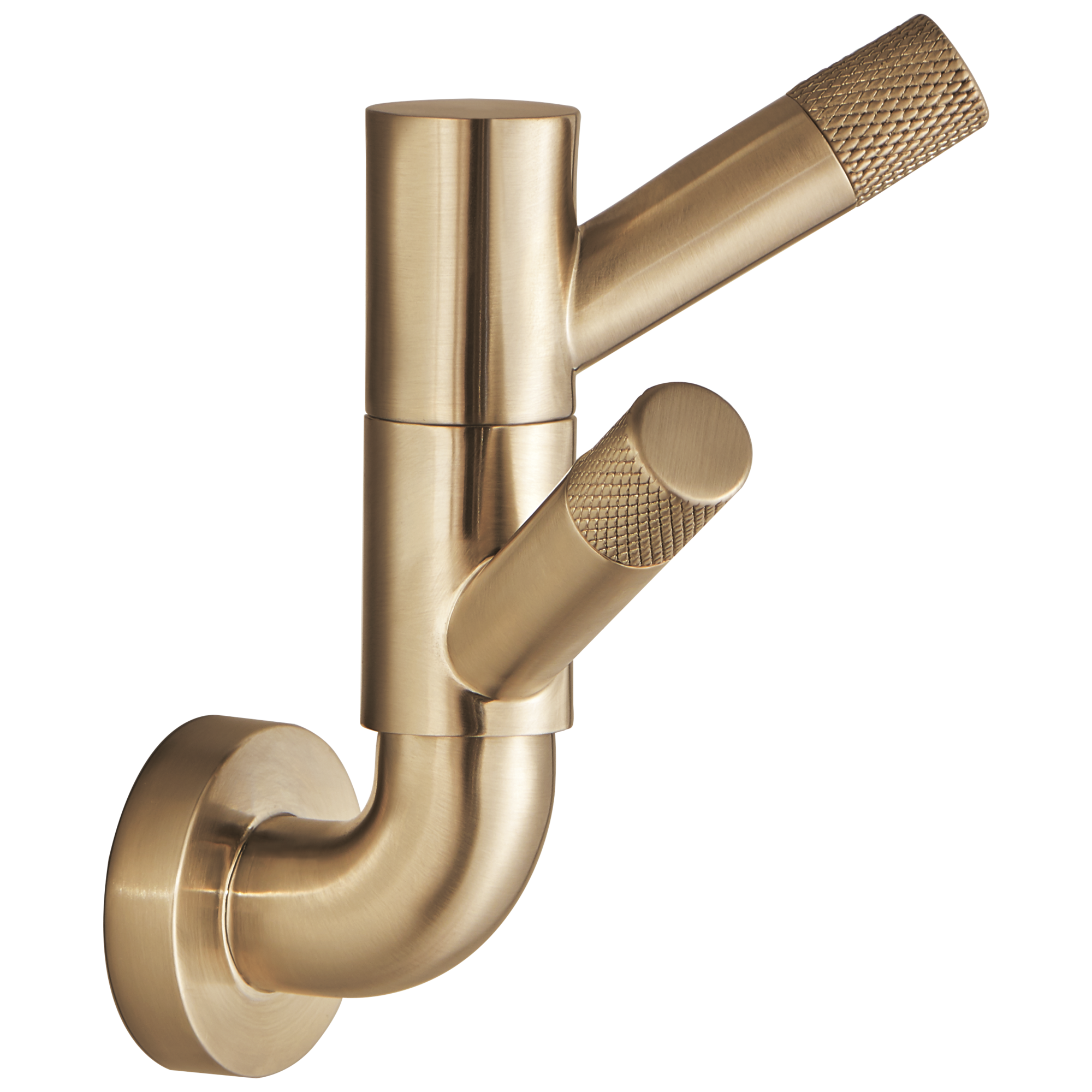 Brizo Litze: Rotating Double Robe Hook With Knurling