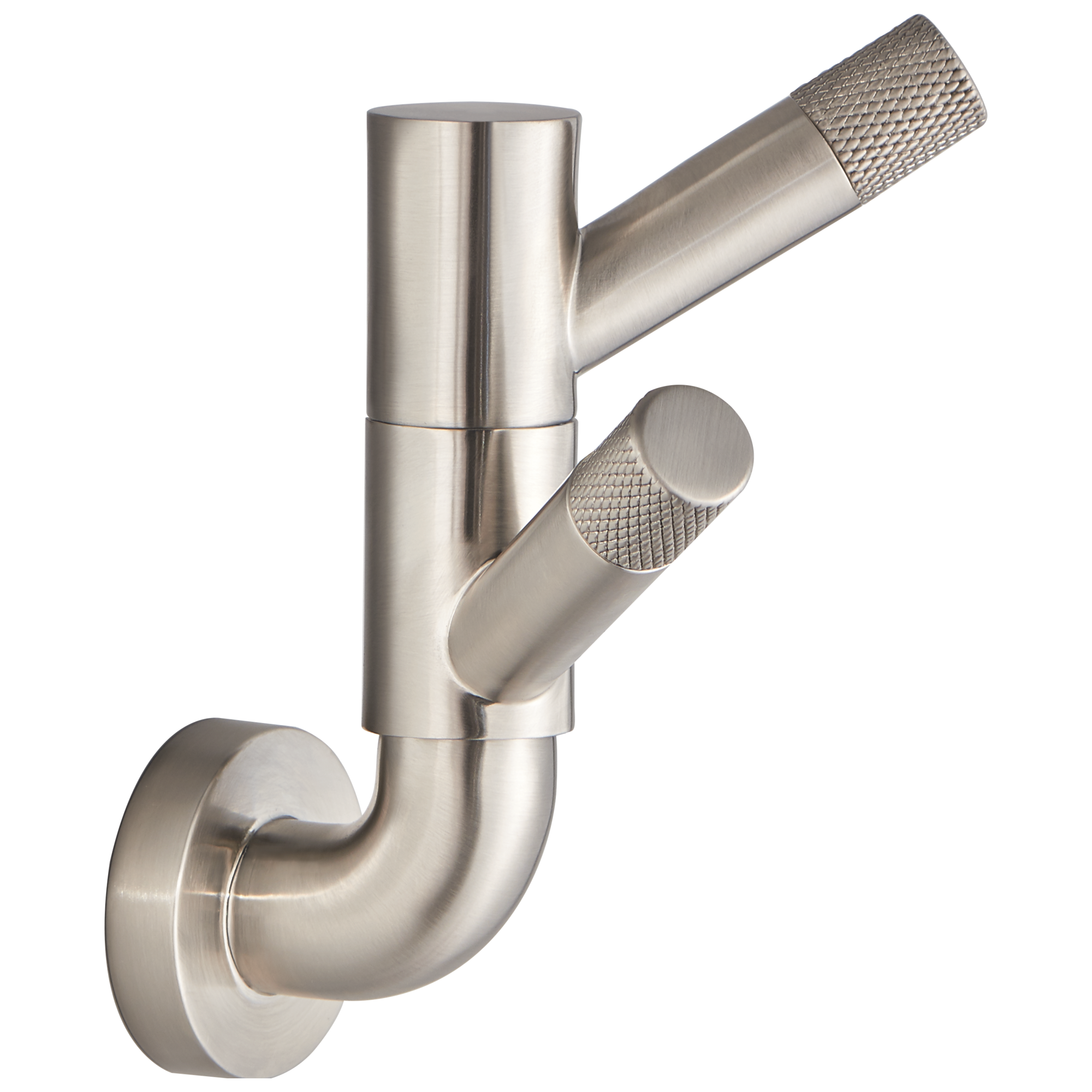 Brizo Litze: Rotating Double Robe Hook With Knurling