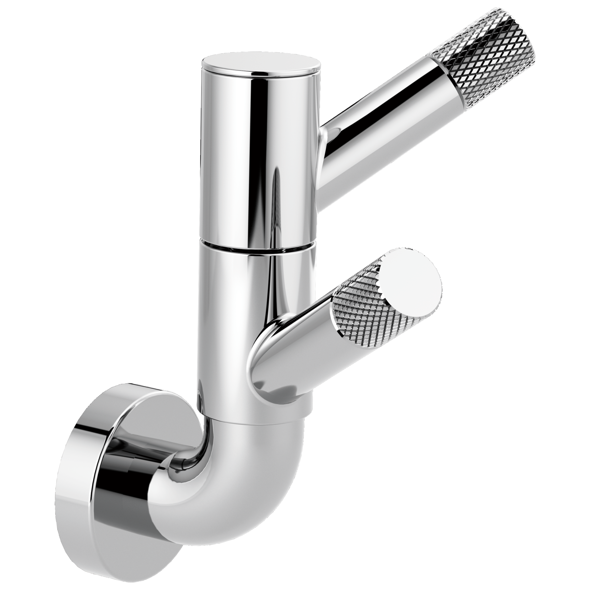 Brizo Litze: Rotating Double Robe Hook With Knurling