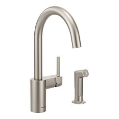 Moen 7165SRS Align One Handle High Arc Kitchen Faucet