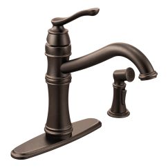 Moen 7245 Belfield Single Handle Kitchen Faucet with Spray