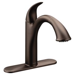 Moen 7545 Extensa One Handle Low Arc Pullout Kitchen Faucet