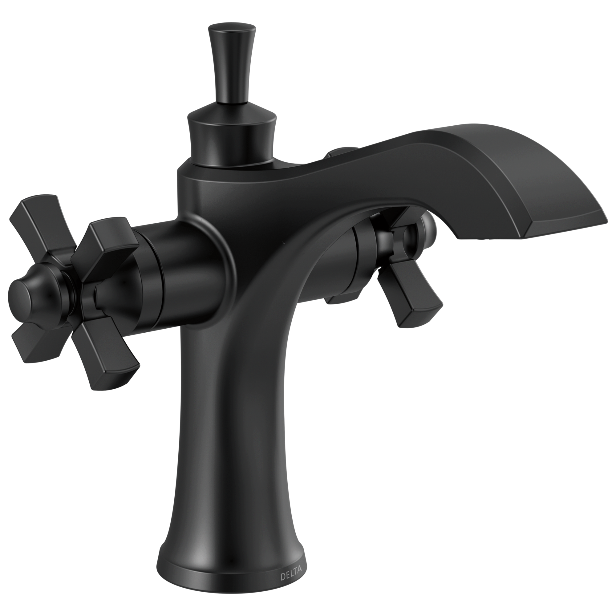 Delta Dorval: Two Handle Single Hole Monoblock Bathroom Faucet