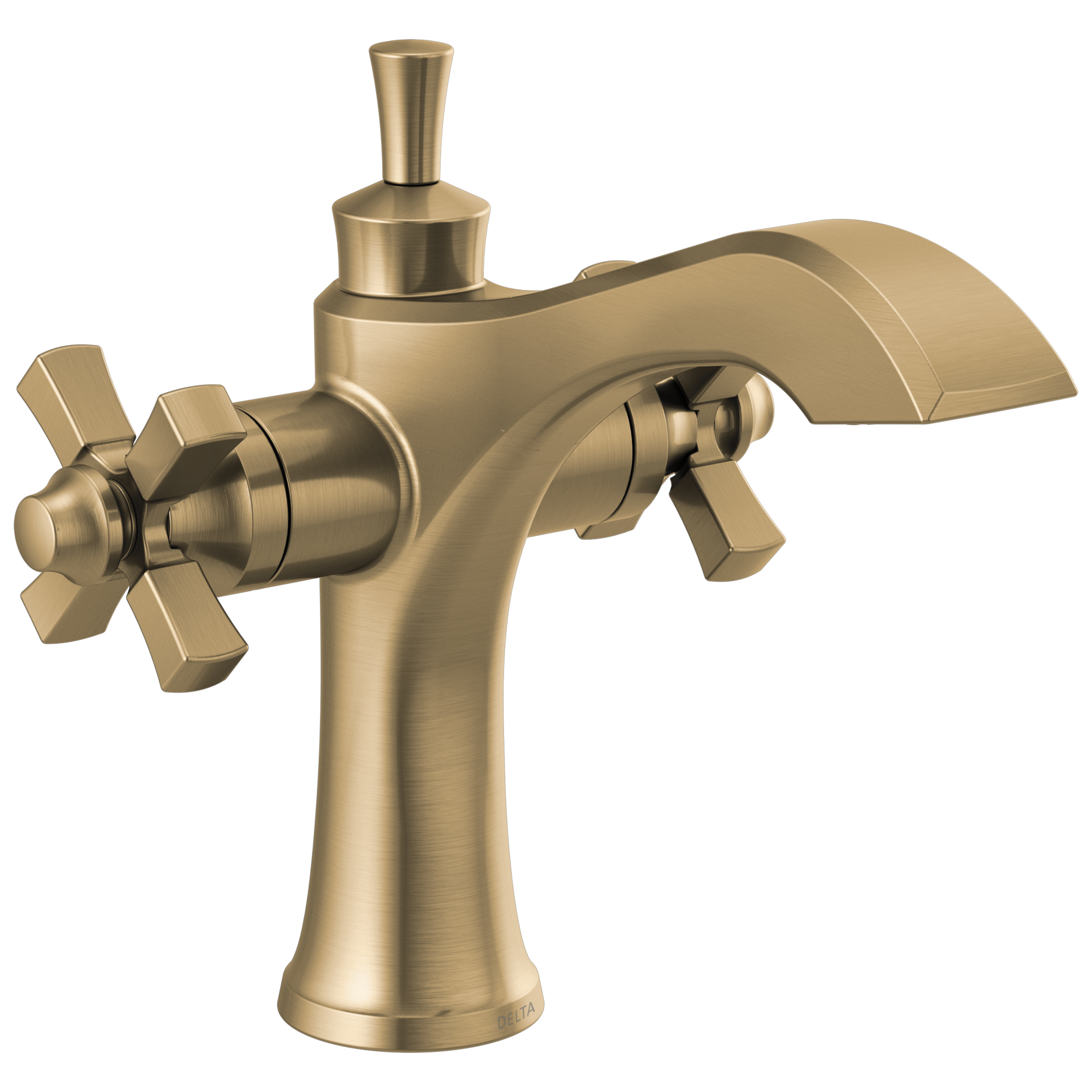 Delta Dorval: Two Handle Single Hole Monoblock Bathroom Faucet