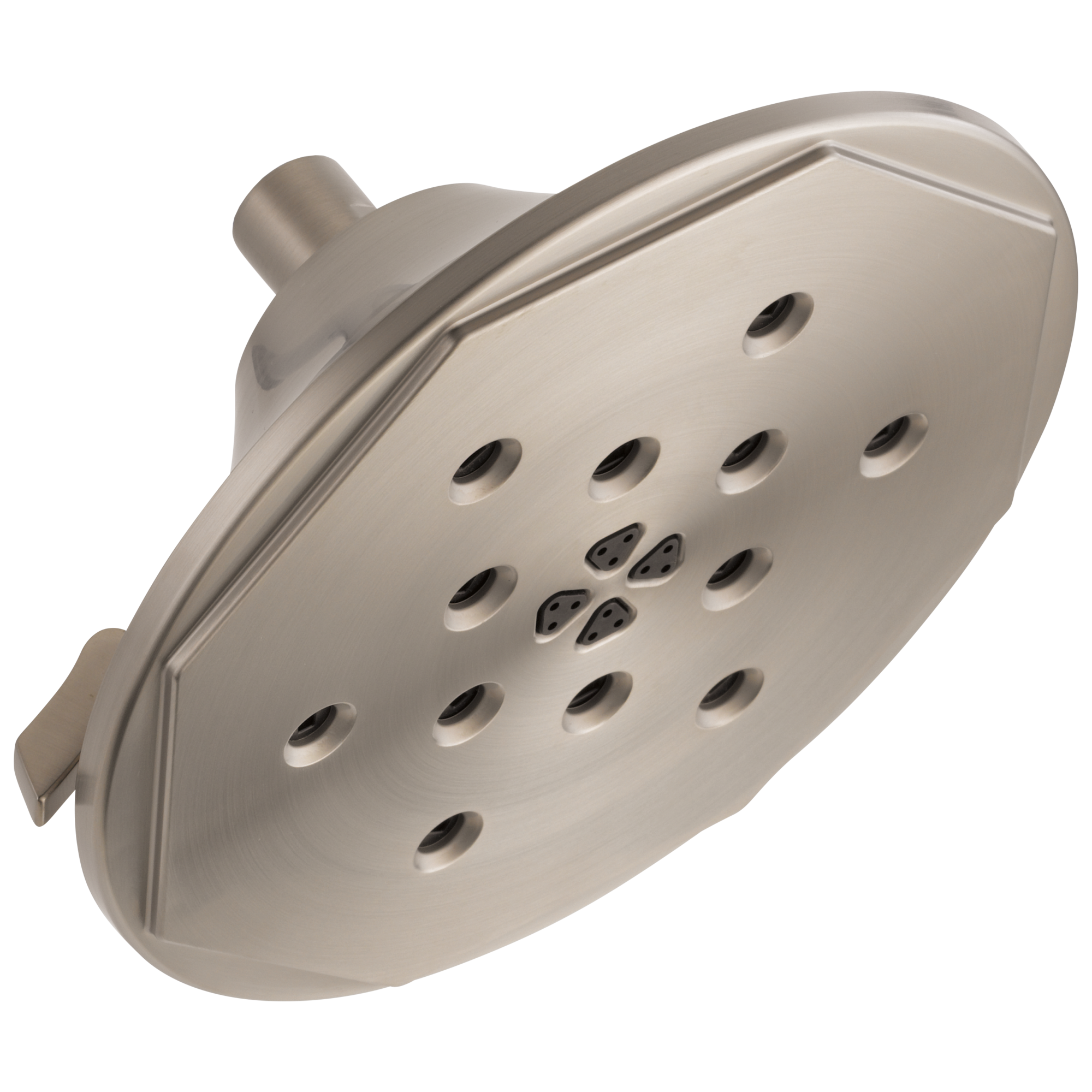 Brizo Rook: 4-Function Raincan Showerhead With H2OKinetic Technology