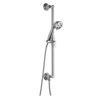 Brizo Rook: Slide Bar Handshower With H2OKinetic Technology