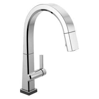 Delta Pivotal: Single Handle Pull Down Kitchen Faucet with Touch<sub>2</sub>O Technology