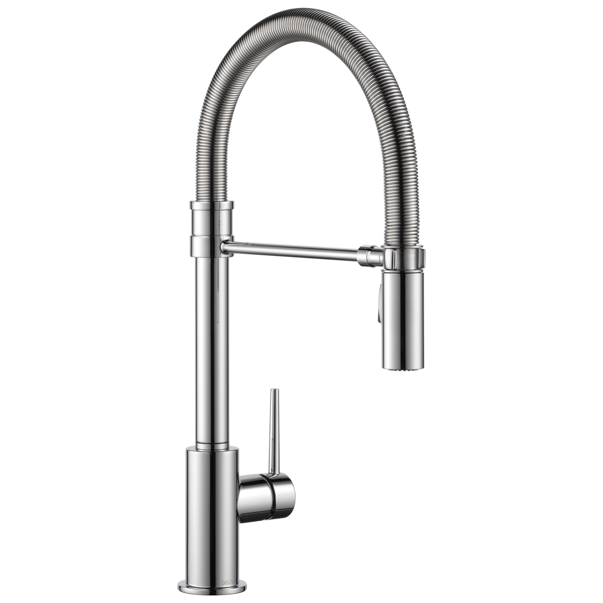 Delta 9659-DST Trinsic Single Handle Pull-Down Kitchen Faucet with Spring Spout