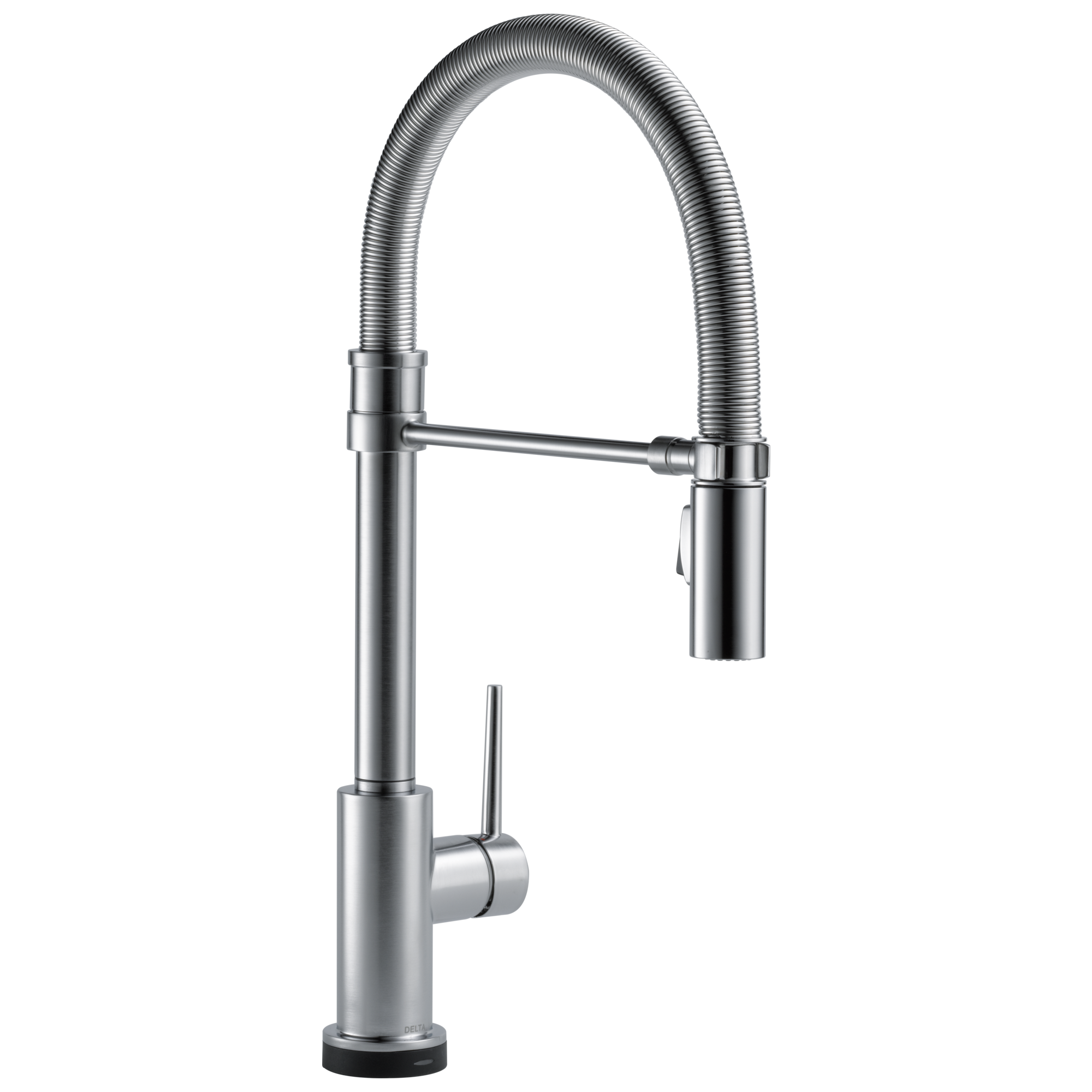 Delta 9659T-DST Trinsic Single Handle Pull-Down Spring Spout Kitchen Faucet with Touch2O Technology