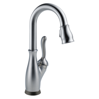 Delta 9678T-DST Leland Single Handle Pull-Down Bar / Prep Faucet with Touch2O Technology