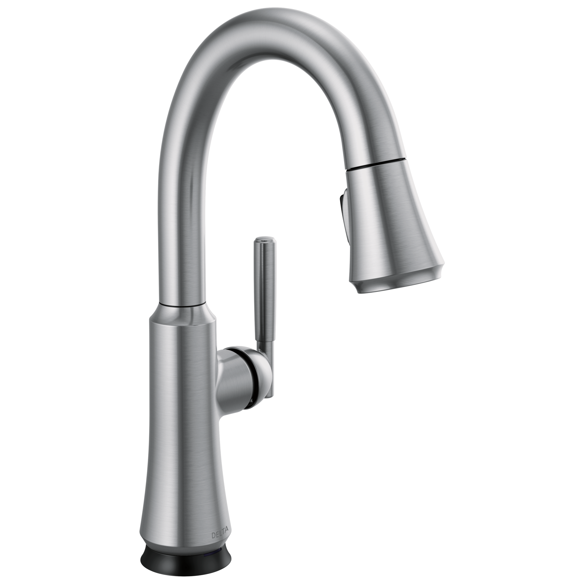 Delta Coranto: Single Handle Pull Down Bar/Prep Faucet with Touch<sub>2</sub>O Technology