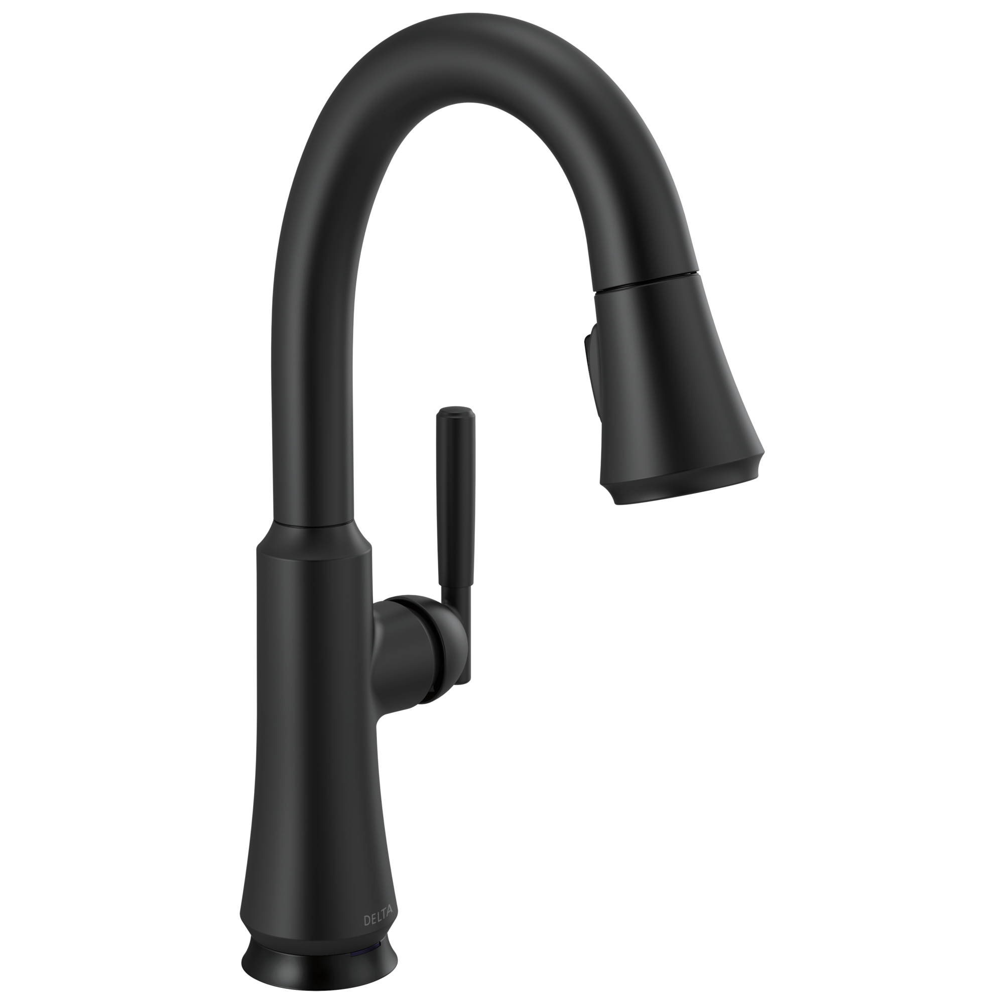 Delta Coranto: Single Handle Pull Down Bar/Prep Faucet with Touch<sub>2</sub>O Technology