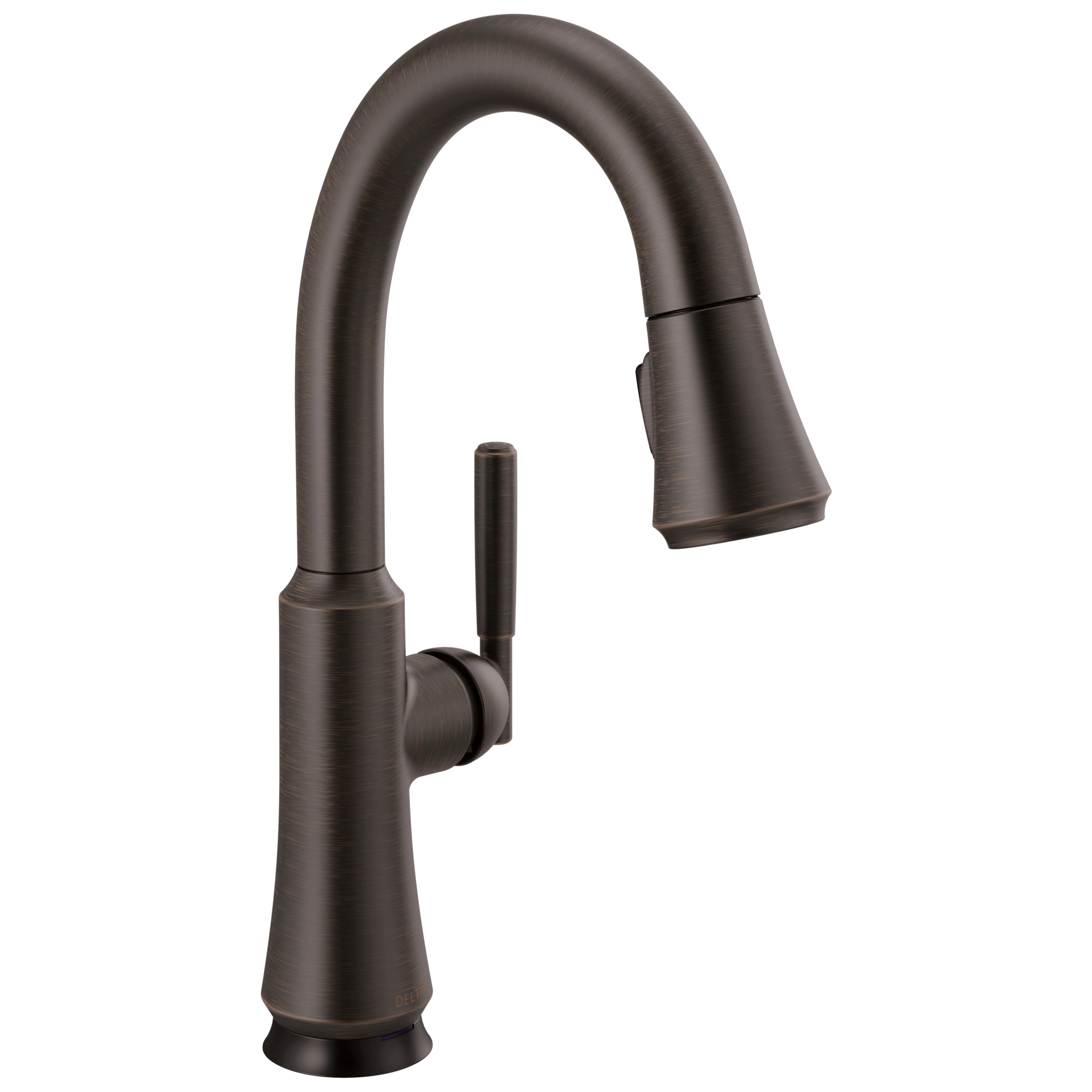 Delta Coranto: Single Handle Pull Down Bar/Prep Faucet with Touch<sub>2</sub>O Technology