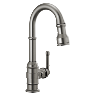 Delta Broderick: Single Handle Pull-Down Bar/Prep Faucet