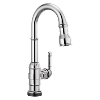 Delta Broderick: Single Handle Pull-Down Bar/Prep Faucet with Touch2O Technology