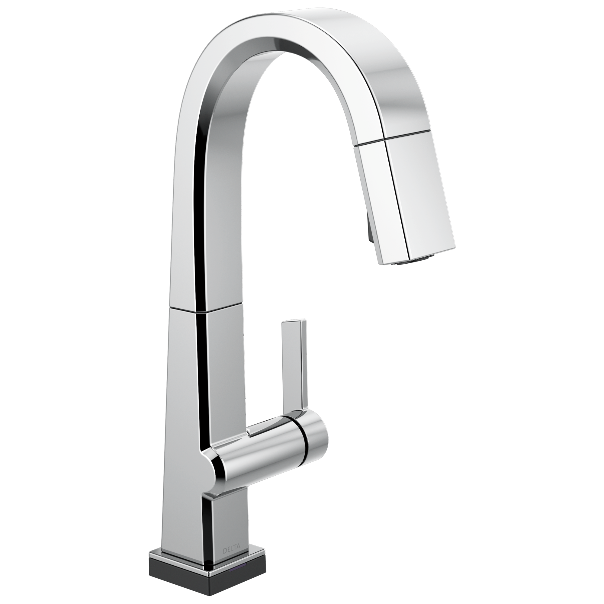 Delta 9993T-DST Pivotal Single Handle Pull-Down Bar/Prep Faucet with Touch2O Technology