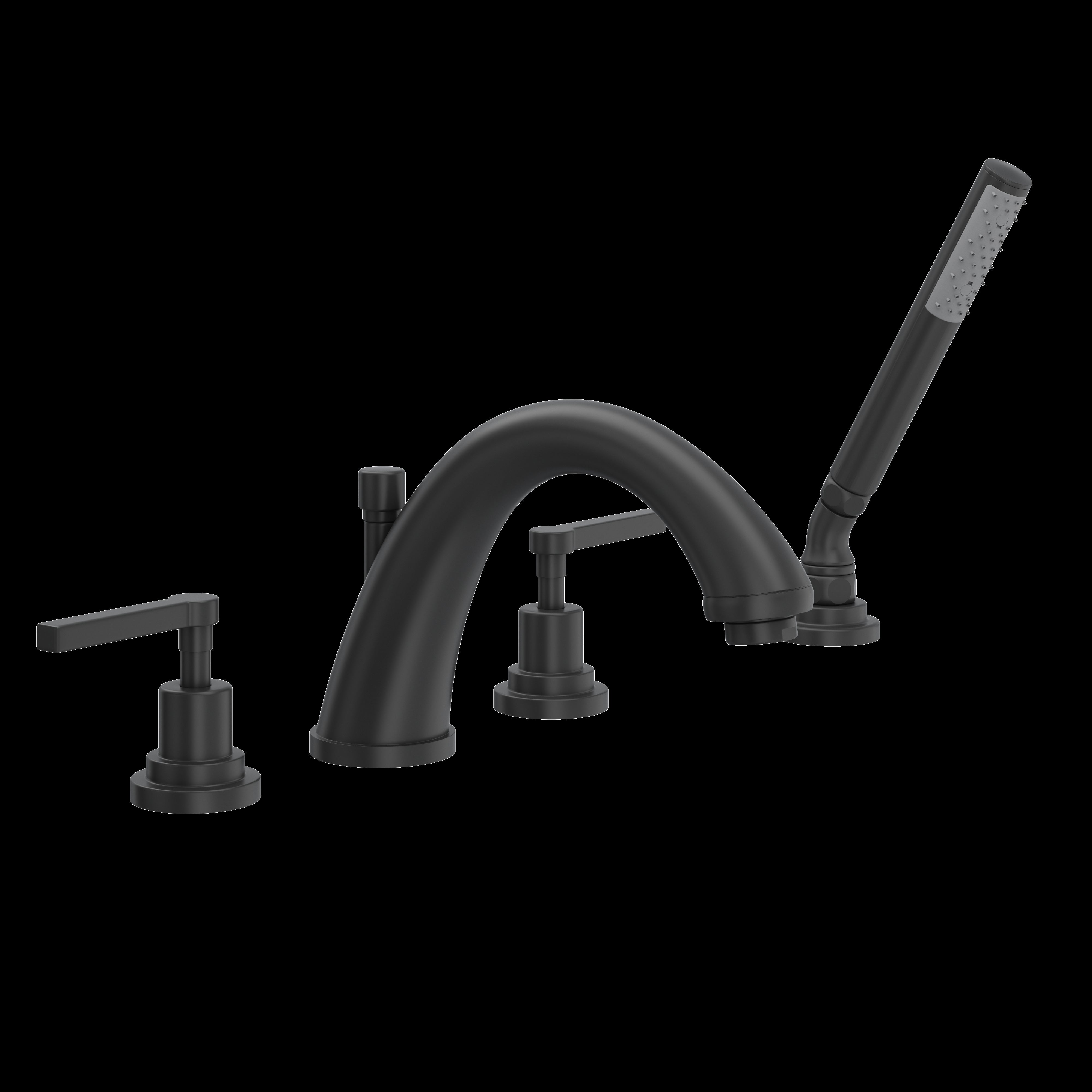 ROHL A1264 Lombardia 4-Hole Deck Mount Tub Filler
